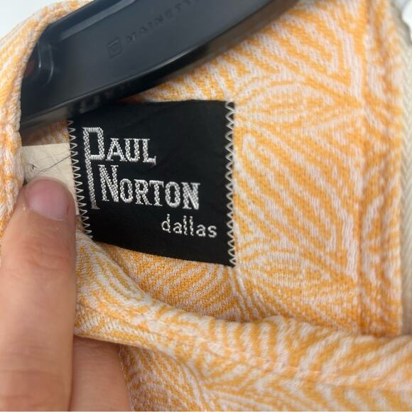 Vintage Paul Norton Dallas 60s 70s Orange Dress Size Medium 8/10 - Picture 5 of 7